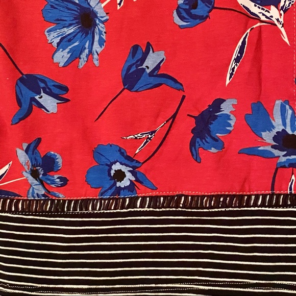 Carolyn Taylor Sleeveless Button Top w/ShoulderTie - Picture 3 of 10